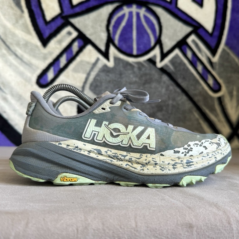 Size 8B - Hoka One One Speedgoat 6 Shoes Womens Colorful Sneakers 1147811 MNLG - Picture 3 of 10